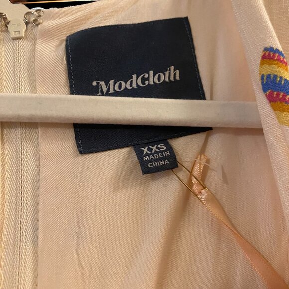 Modcloth Cutout Piñata Print Dress - Picture 7 of 8